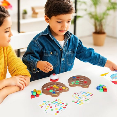 Puzzle di abbinamento delle forme Giocattolo educativo per bambini