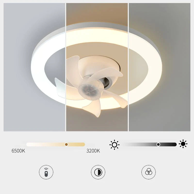 Lampada a Ventola a LED Con Rotazione a 360 Grad