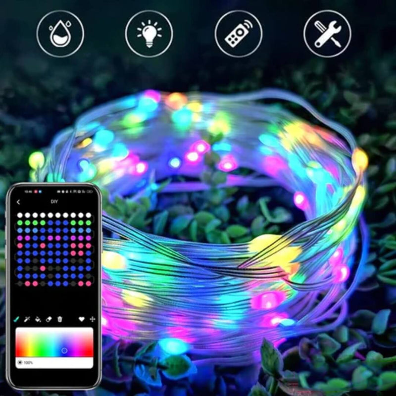 Luci a Stringa LED Intelligenti per Albero di Natale