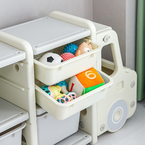 Organizzatore di scaffali per bambini per libri e giocattoli