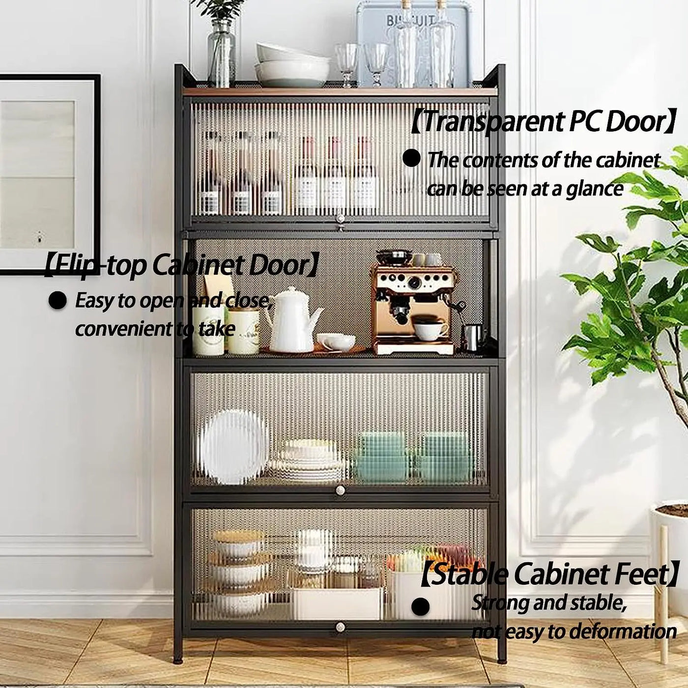 Scaffale organizzatore per stoviglie in cucina