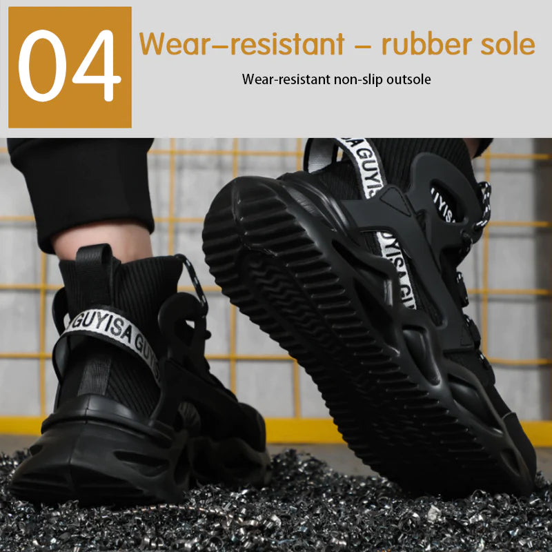 Scarpe di sicurezza indistruttibili con punta in acciaio