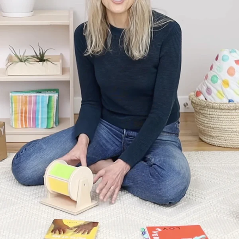 Gioco di rotazione con colori per bambini