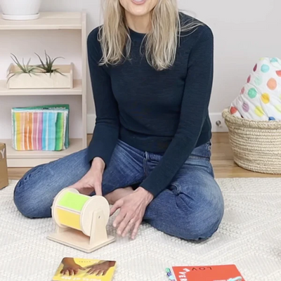 Gioco di rotazione con colori per bambini