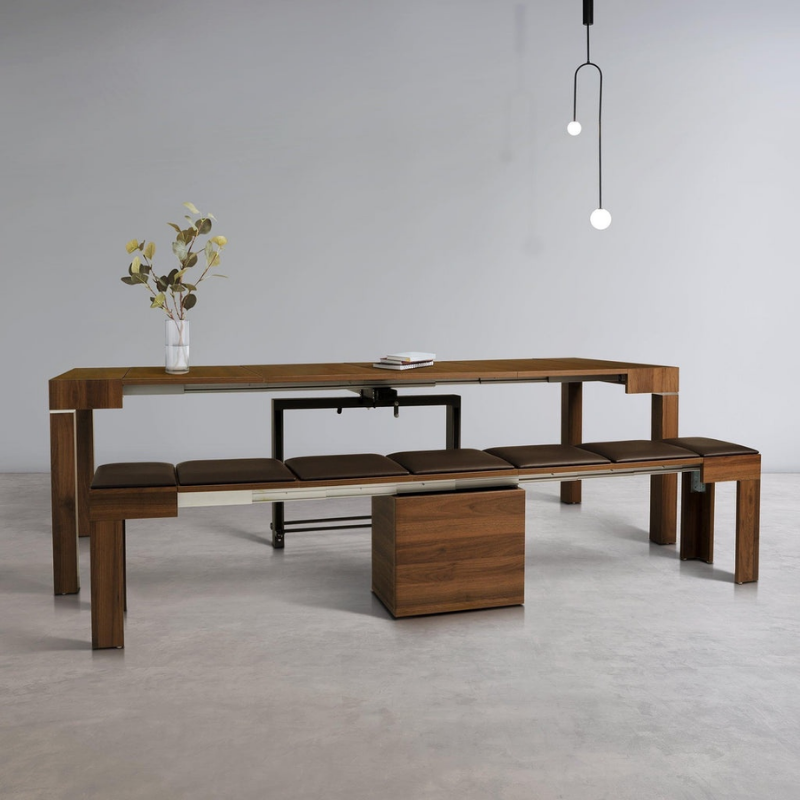 Tavolo da pranzo allungabile 6 in 1