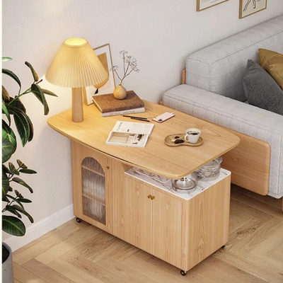 Carrello da tè in legno massiccio Nordic