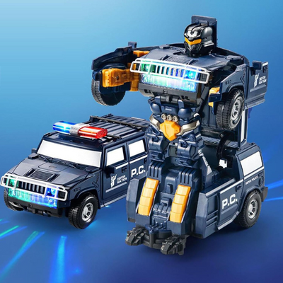 Auto Giocattolo Modello Robot Trasformabile