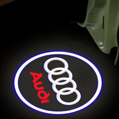 Proiettore di luce di benvenuto con logo 3D della porta dell'auto