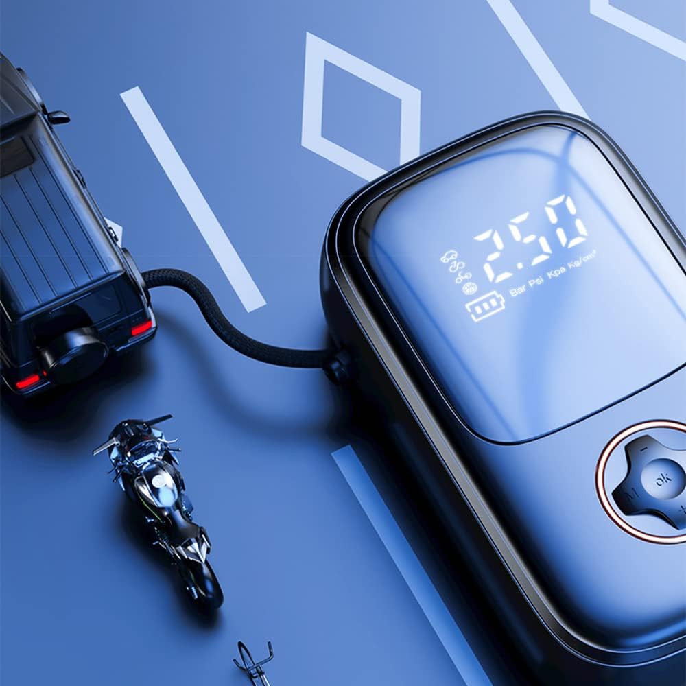 Pompa d'aria portatile cablata