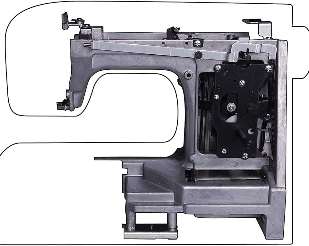 Robusta macchina per cucire con esclusiva borsa per gli accessori