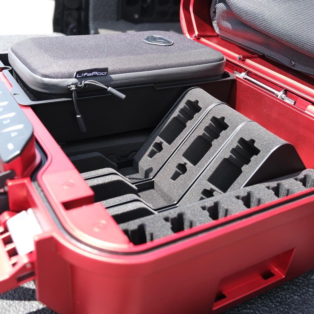 LifePod XT-Custodia modulare con serratura biometrica impermeabile incorporata