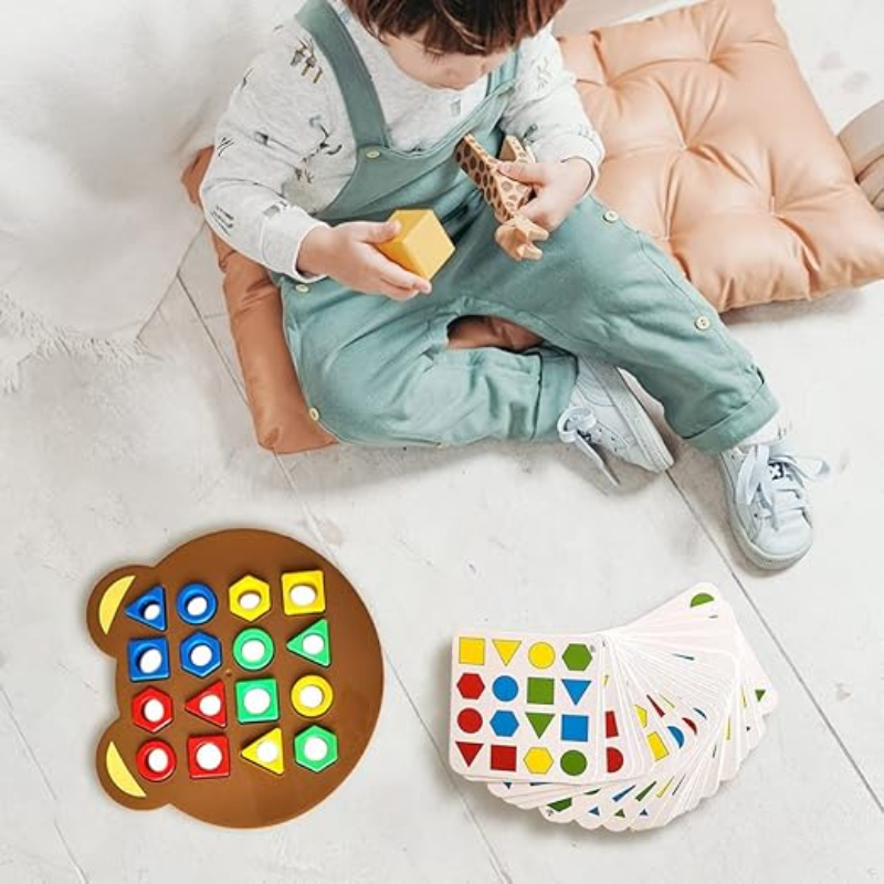 Puzzle di abbinamento delle forme Giocattolo educativo per bambini