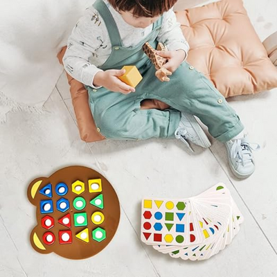 Puzzle di abbinamento delle forme Giocattolo educativo per bambini