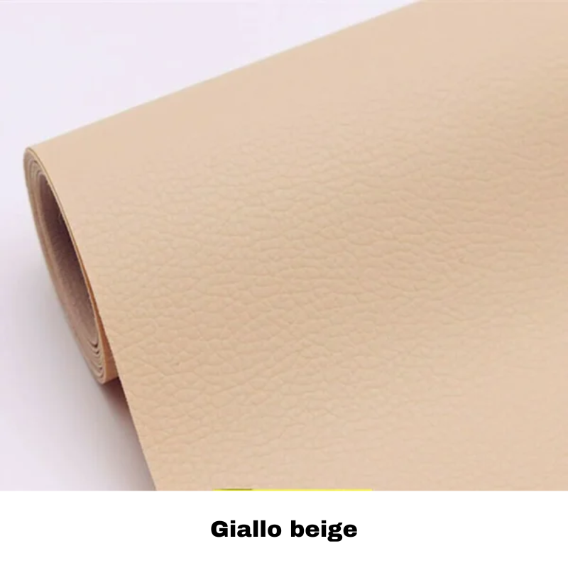 Rifinitore per pelle autoadesivo per la riparazione dei divani