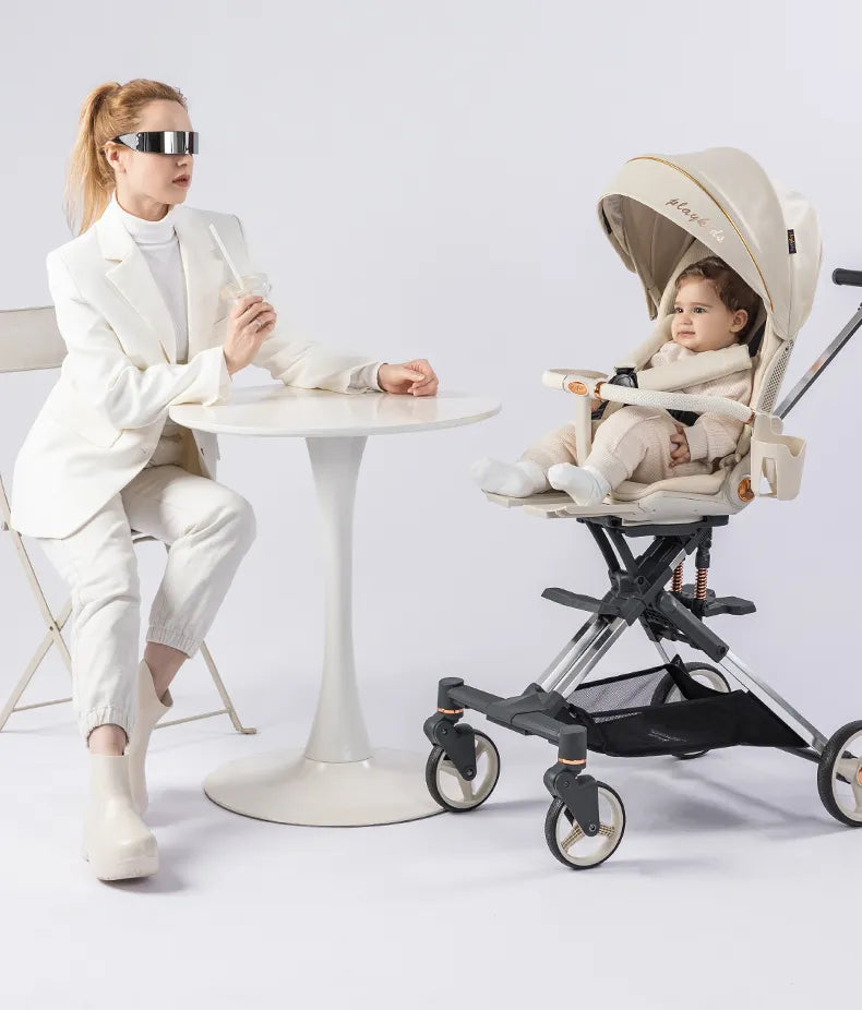 Carrozzina da viaggio leggera e facile da piegare