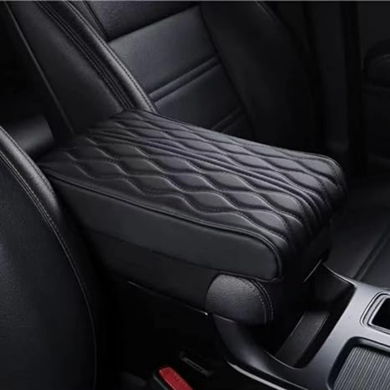 Cuscinetto del bracciolo dell'auto in pelle di cotone di memoria (stile universale)