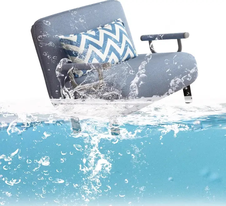 Pratico divano letto pieghevole con tessuto traspirante