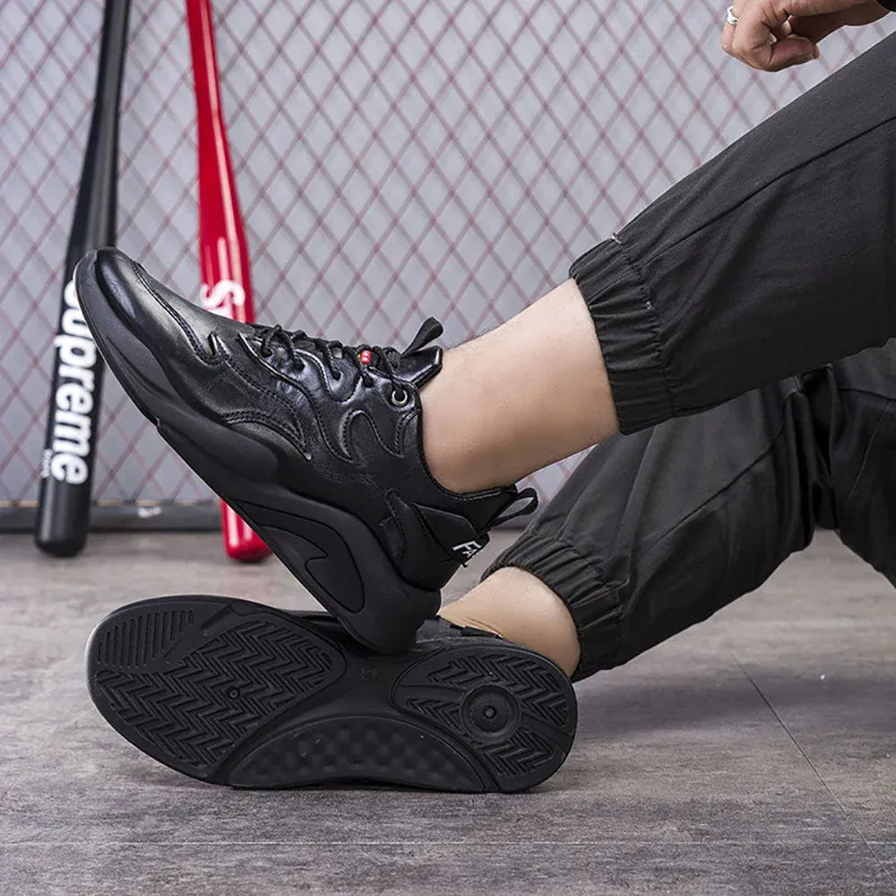 SCARPE DA GINNASTICA IN VERA PELLE CON STRASS