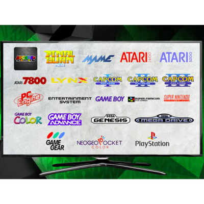 Retrowave™ 2.0 (4K + 64 GB) - 20.000 RETRO SPINES + 2 KABELLOSE CONTROLLER