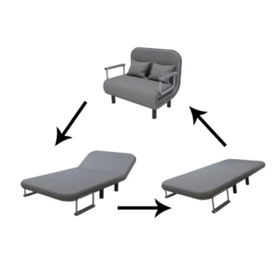 Accogliente divano letto pieghevole