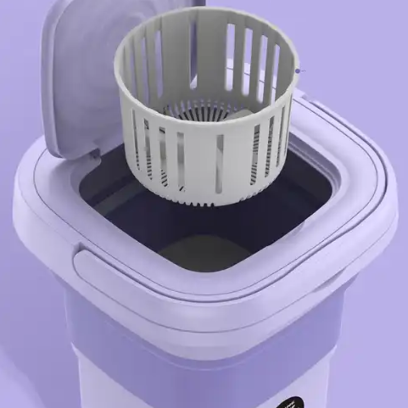 Lavatrice portatile pieghevole 15L con asciugatrice