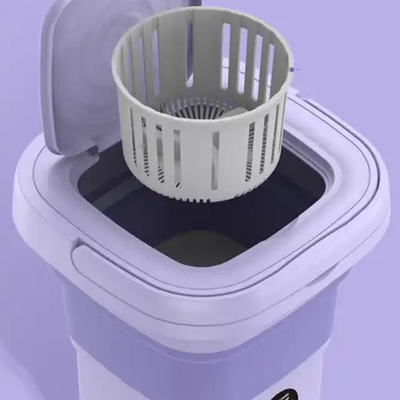 Lavatrice portatile pieghevole 15L con asciugatrice