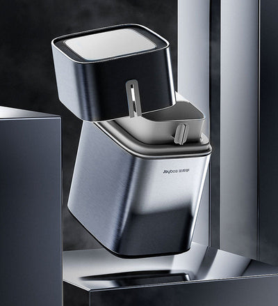 Cestino in acciaio inox con sensore di movimento da 17 l