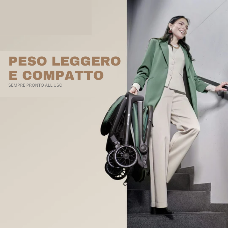 Passeggino estremamente leggero, sottile ed elegante