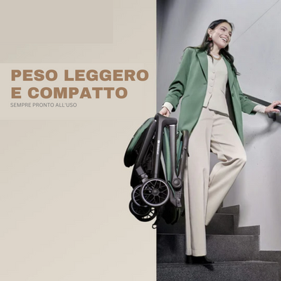 Passeggino estremamente leggero, sottile ed elegante