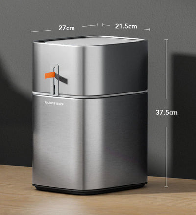 Cestino in acciaio inox con sensore di movimento da 17 l