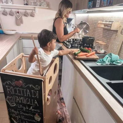 Torre di osservazione multifunzione Montessori