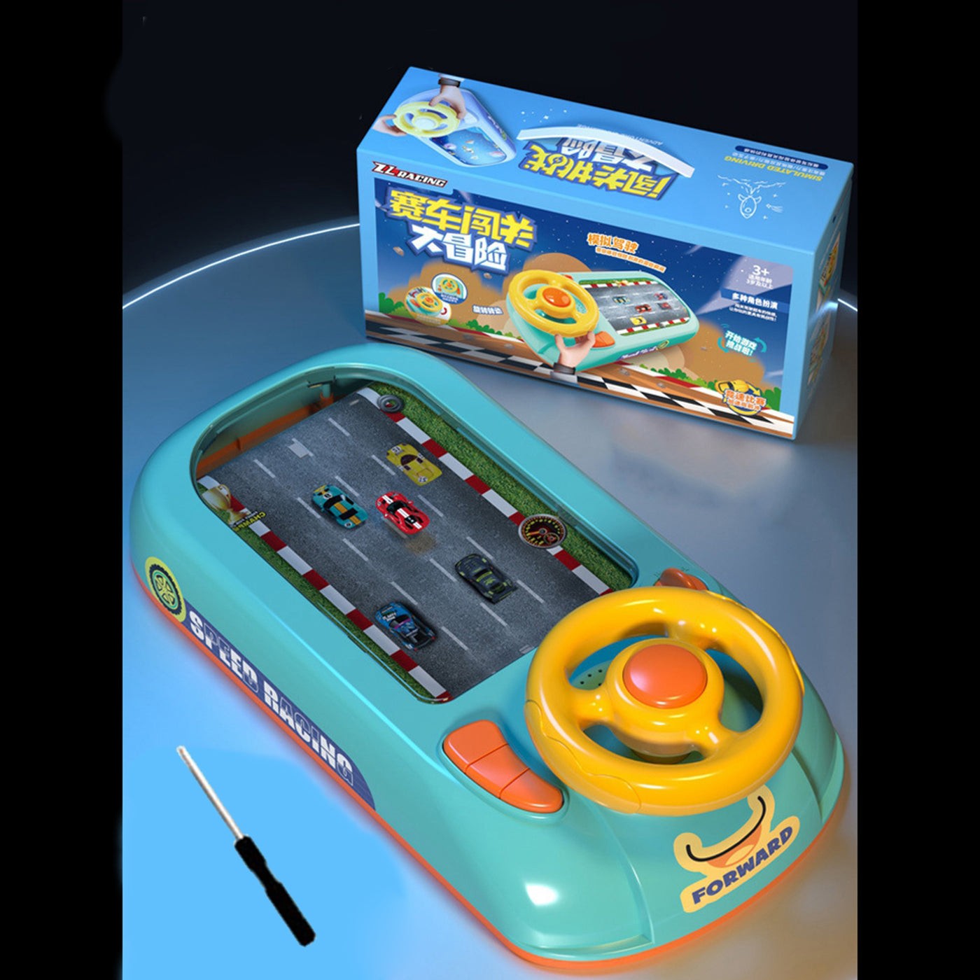 Simulazione di guida - Volante interattivo multifunzionale per bambini