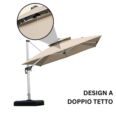 Ombrellone da Patio per Sole Super Resistente