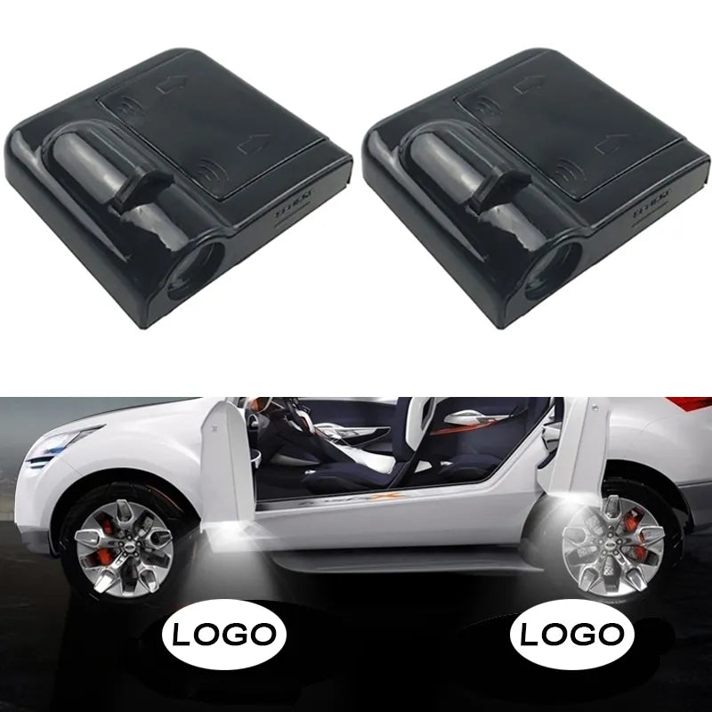 Proiettore di luce di benvenuto con logo 3D della porta dell'auto
