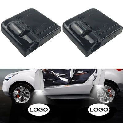 Proiettore di luce di benvenuto con logo 3D della porta dell'auto