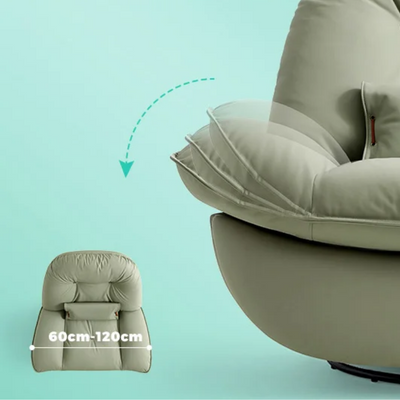 Sedia a dondolo con controllo vocale