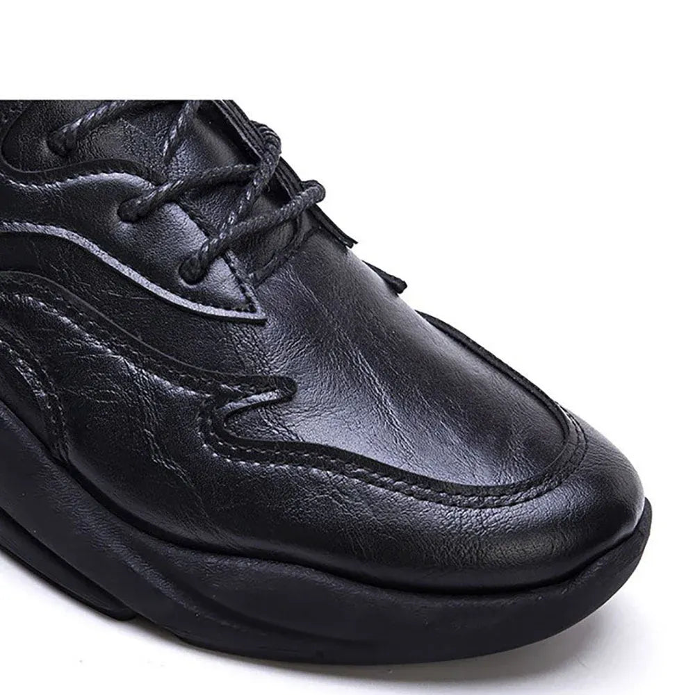 SCARPE DA GINNASTICA IN VERA PELLE CON STRASS