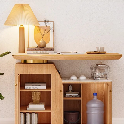 Carrello da tè in legno massiccio Nordic