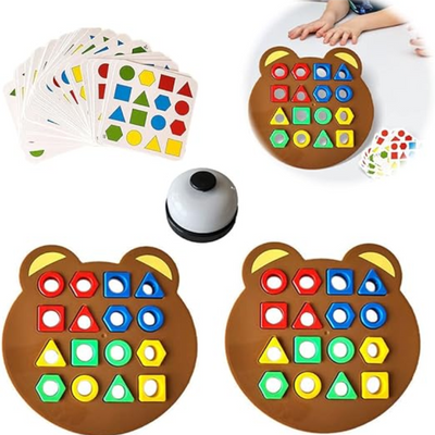 Puzzle di abbinamento delle forme Giocattolo educativo per bambini