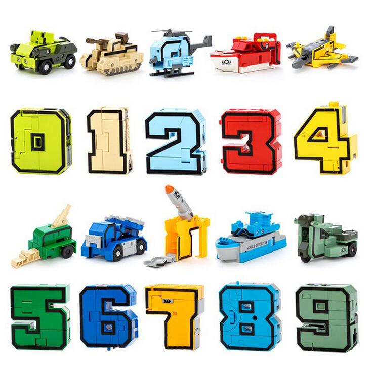 Giocattolo Deformazione Numero Trasformare Robot