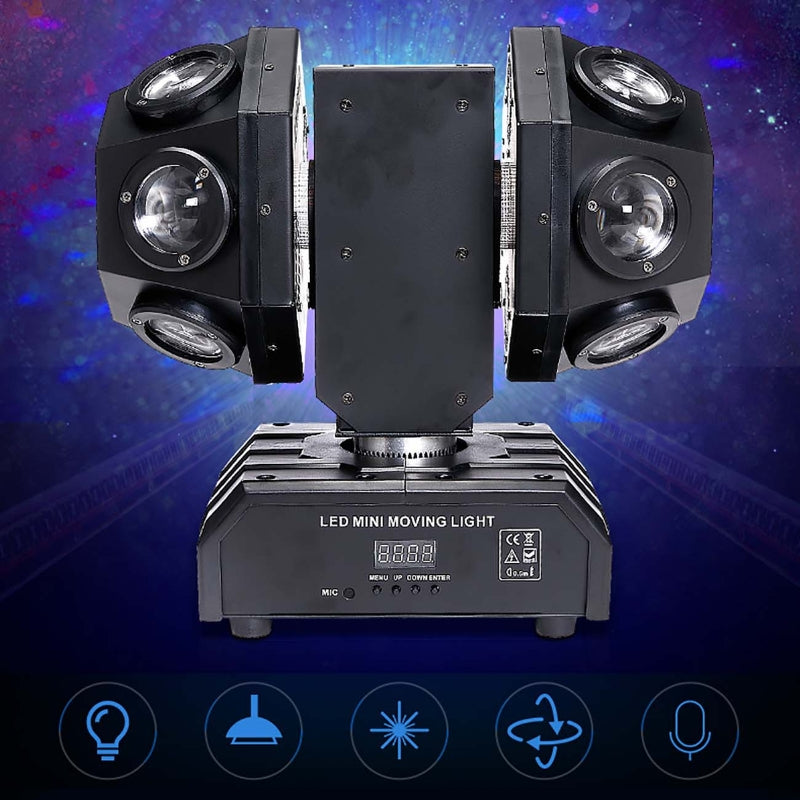 Luce da palcoscenico 2023 -Faro da palcoscenico a LED a testa mobile, colorato