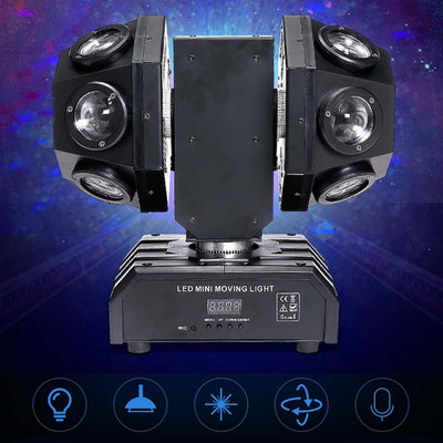 Luce da palcoscenico 2023 -Faro da palcoscenico a LED a testa mobile, colorato