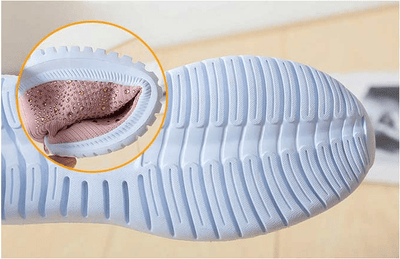 Scarpe ortopediche da donna in cristallo