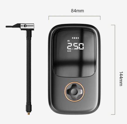 Pompa d'aria portatile cablata