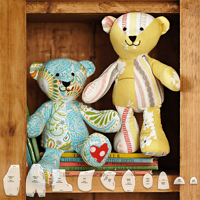 Set di righelli per sagome Memory Bear (10 PCS) - Con istruzioni