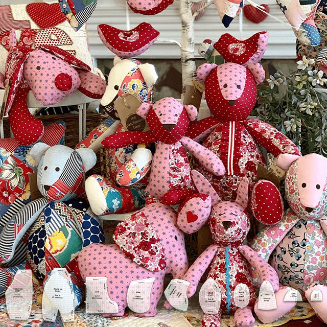 Set di righelli per sagome Memory Bear (10 PCS) - Con istruzioni