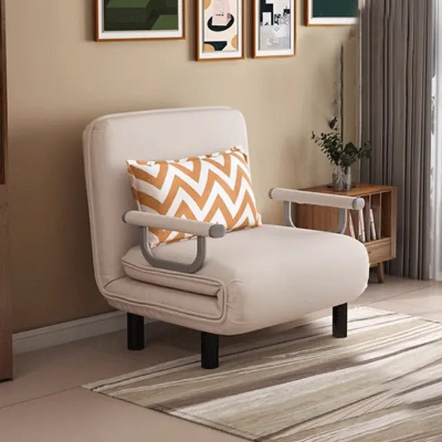 Pratico divano letto pieghevole con tessuto traspirante