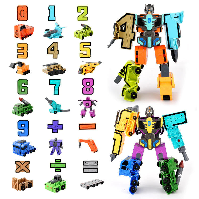 Giocattolo Deformazione Numero Trasformare Robot
