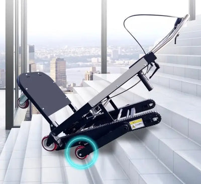 Trasportatore elettrico cingolato a scala