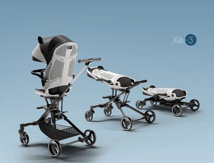 Carrozzina da viaggio leggera e facile da piegare